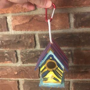 Hand painted birdhouse
